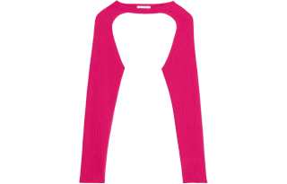 Helmut Lang cut-out ribbed-knit jumper