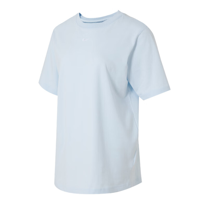 Nike Nike T Shirts Women's Blue Crew Neck Moderate