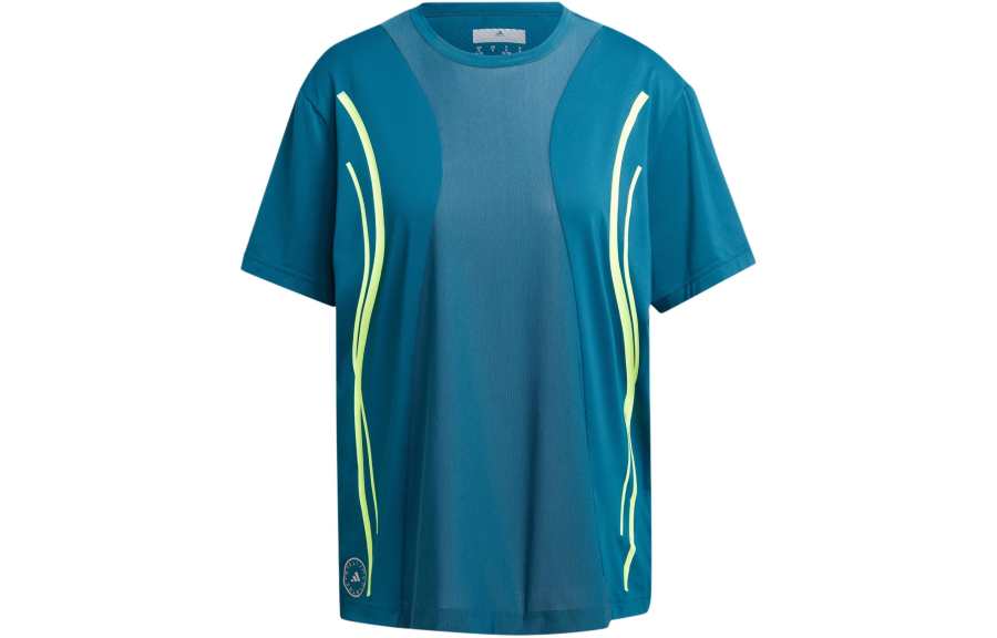 Adidas Adidas x Stella McCartney Drop Shoulder Sleeve T Shirt Women's Dark Blue
