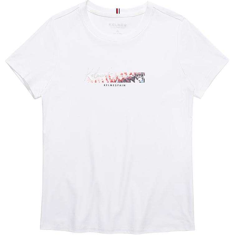 KELME T Shirts Women's Crew Neck Moderate Straight Fit