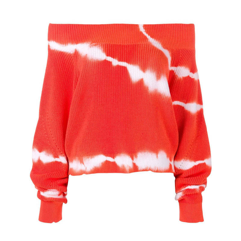 MSGM MSGM Sweaters Women's Orange Boat Neck Moderate Other