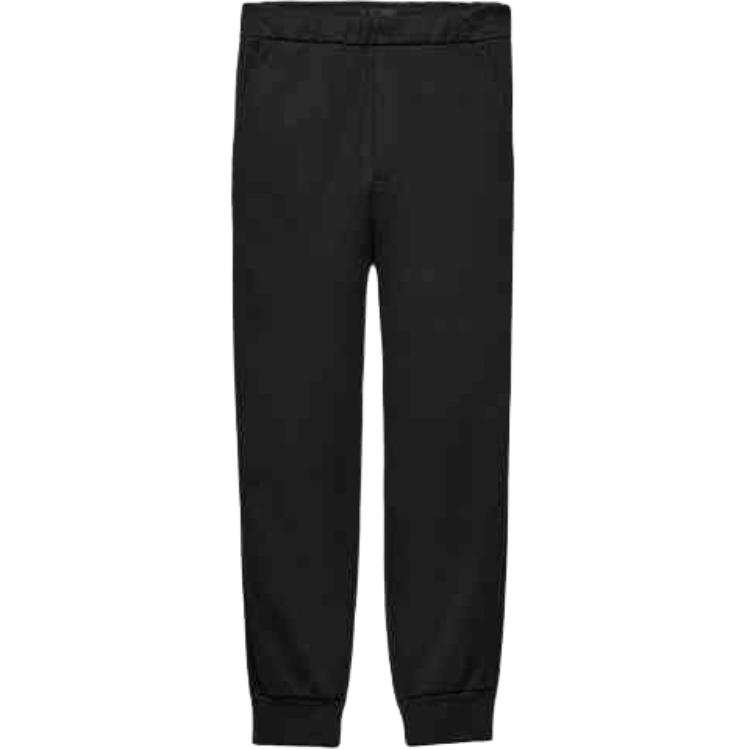 PRADA PRADA Casual Pants Men's Black Moderate Slim Fit Pants