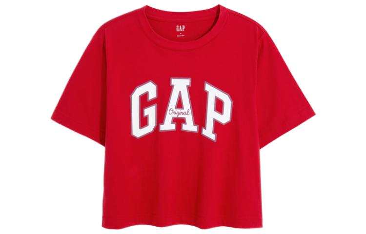 GAP GAP Crop Tops Women's Crew Neck Moderate