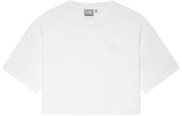 New Balance New Balance X Nice Rice New Balance X Nice Rice SS23 Crop Tops Women's White Crew Neck Moderate