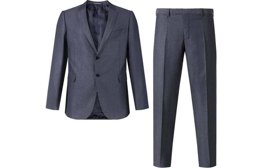 EMPORIO ARMANI SS24 Business Suit Men's Night Blue