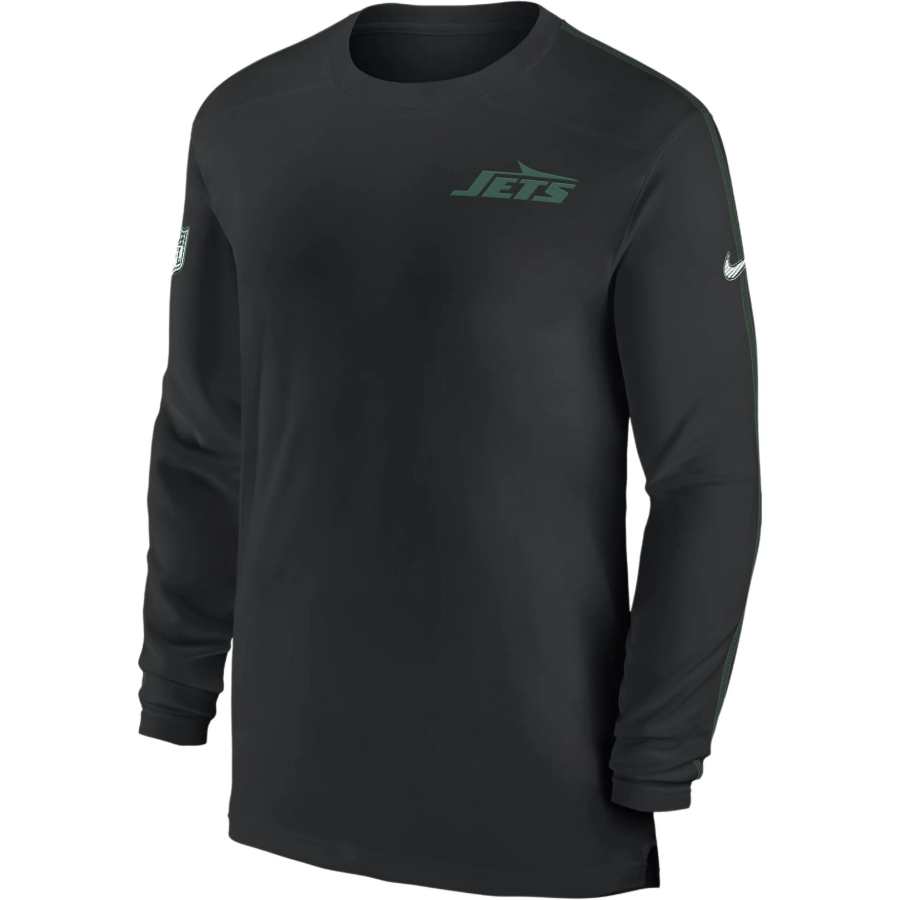 Nike Nike New York Jets Sideline Coach Men's Nike Dri-FIT Nfl Long-Sleeve Top