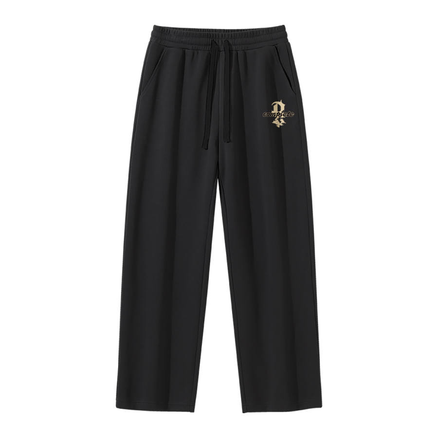 MINISO Casual Pants Unisex Thickened And Fleece Lined Straight Fit Pants