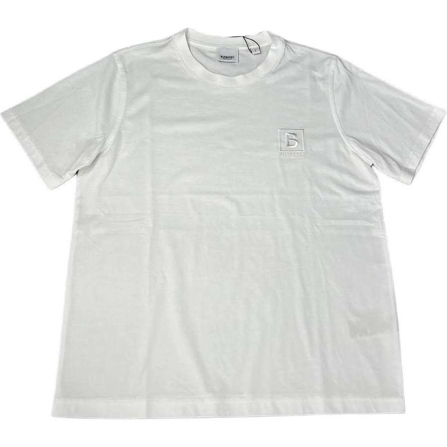 Burberry Drop Shoulder Sleeve T Shirt Women's White