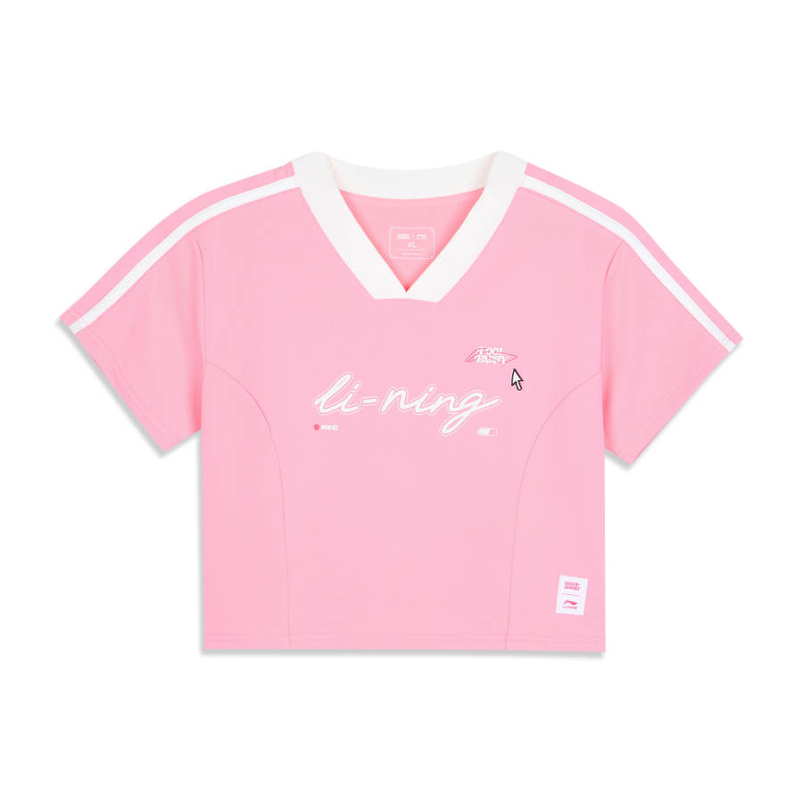 Li-Ning Li Ning x LEAGUE OF LEGENDS Sports Life Collection T Shirt Women's Morning Light Pink