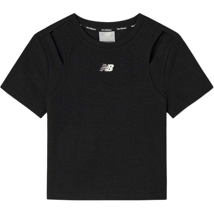 New Balance New Balance WOMENSLIM FIT Regular T Shirt Women's 19 Black