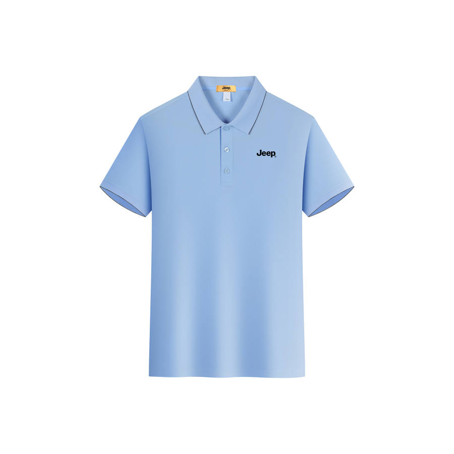 Jeep Polo Shirts Unisex Polo Collar Thin Straight Fit