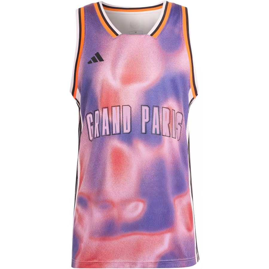 Adidas Adidas Paris Basketball Aeroready Jersey Basketball Jersey Men's Pink