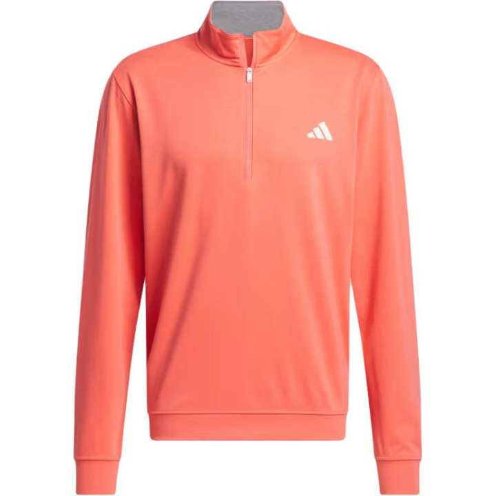 Adidas Adidas ELEVATED 1/4 ZIP SWEATSHIRT Golf Clothing Men's Scarlet