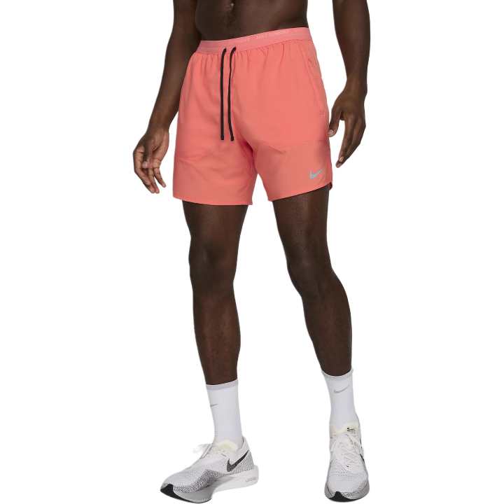 Nike Nike Dri Fit Stride Brief Lined Running Sports Shorts Men's Light Wild Mango/Black