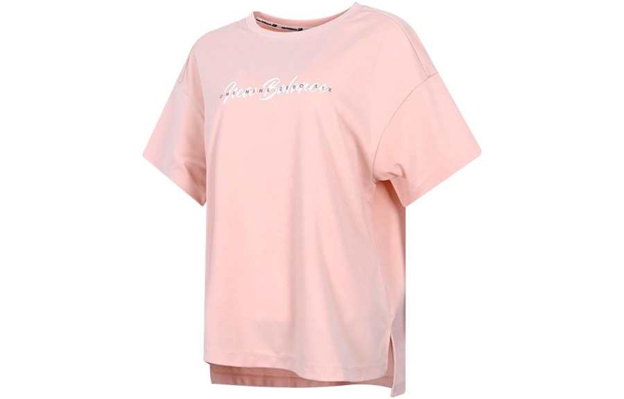 New Balance New Balance IU Drop Shoulder Sleeve T Shirt Women's Pink