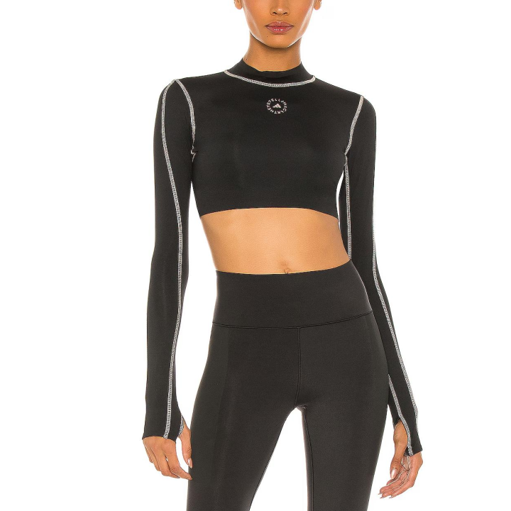 Adidas Adidas Stella McCartney Crop Top Women's Black