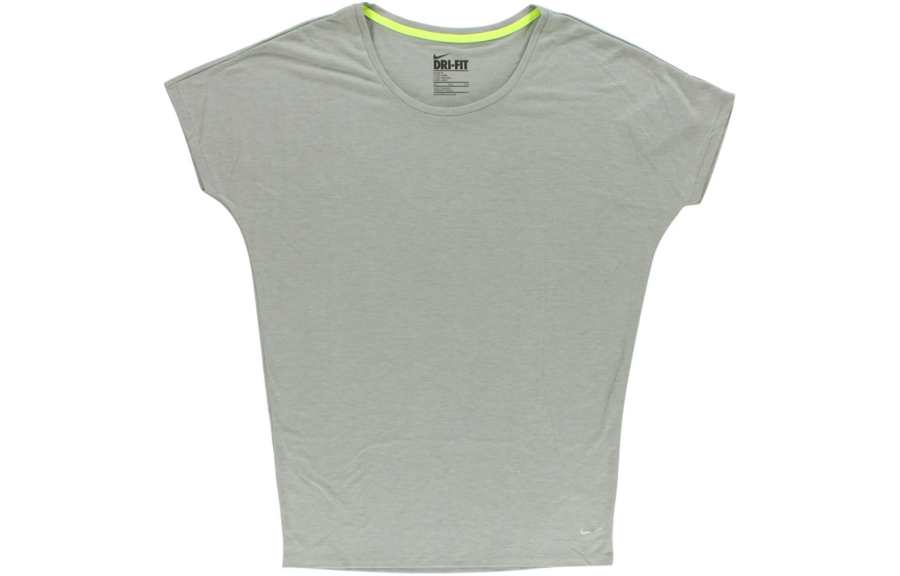 Nike Nike T Shirts Women's Gray Crew Neck Moderate Other