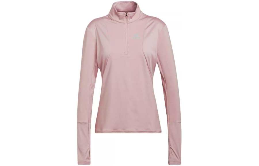 Adidas Adidas OTR 1/2 ZIP W T-Shirt Women's Pink