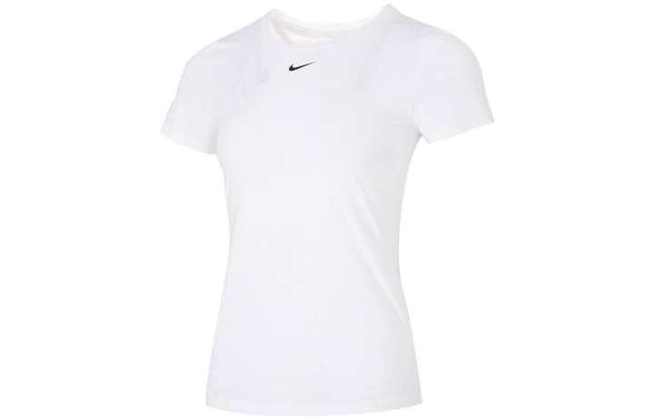 Nike Nike Women'ss Dri-FIT One Sporty Fitted Crewneck T-Shirt White