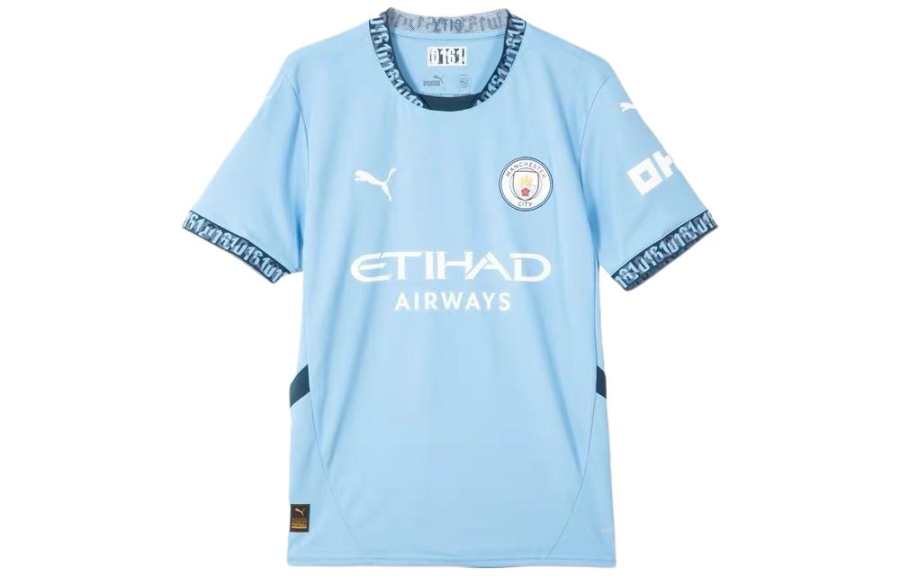 PUMA Manchester City Soccer Jersey Fan Edition Men's Light Blue