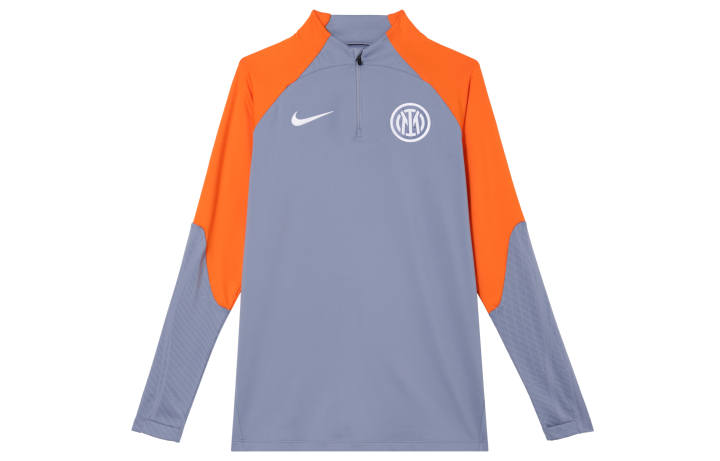 Nike Nike International Beige Blue Inter Milan Strike Third Soccer Jersey Men's Gray White
