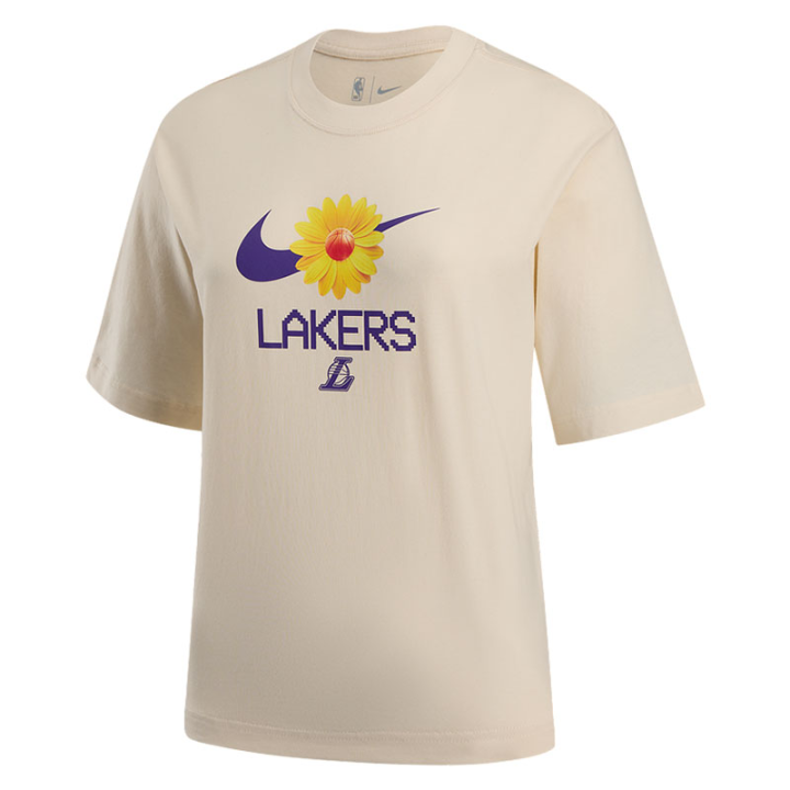 Nike Nike Los Angeles Lakers Courtside Women's Nike Nba Boxy T-Shirt