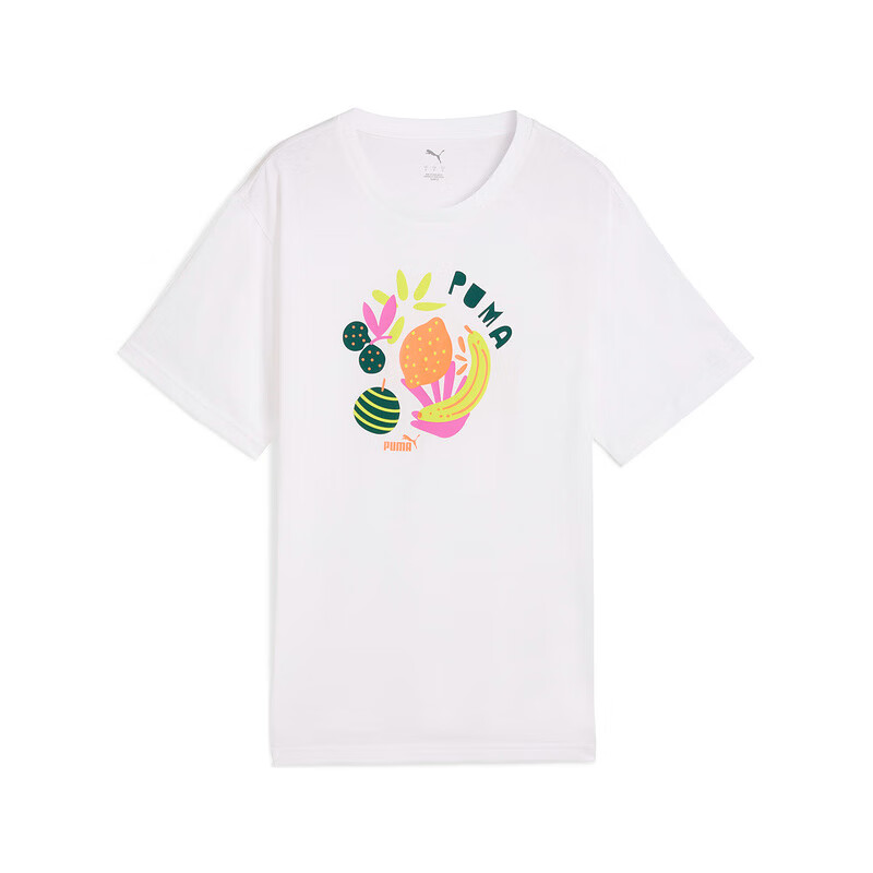PUMA GRAPHICSRELAXED T Shirt Women's White