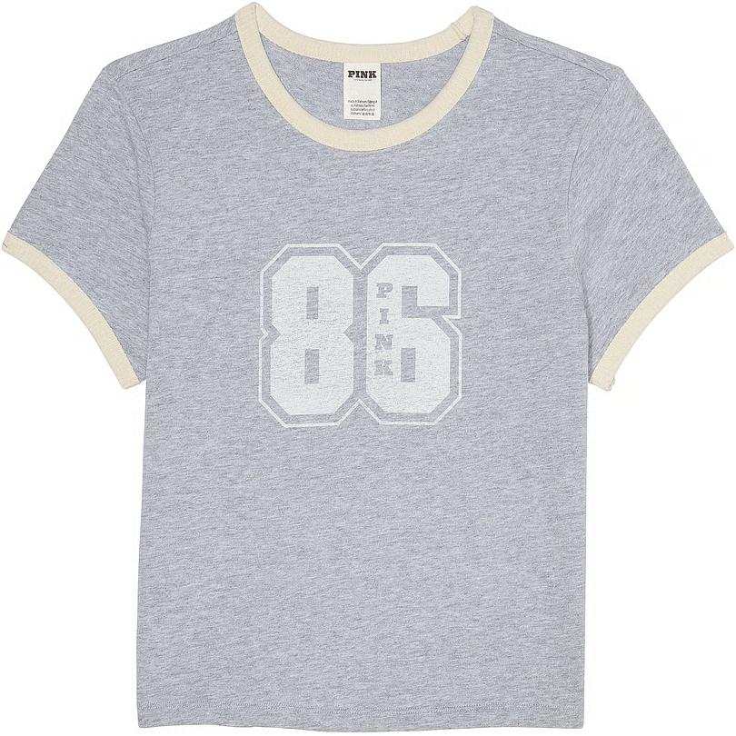 Victoria's Secret T Shirt Women's Medium Gray
