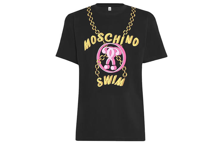 MOSCHINO SS22 T Shirt Women's Black