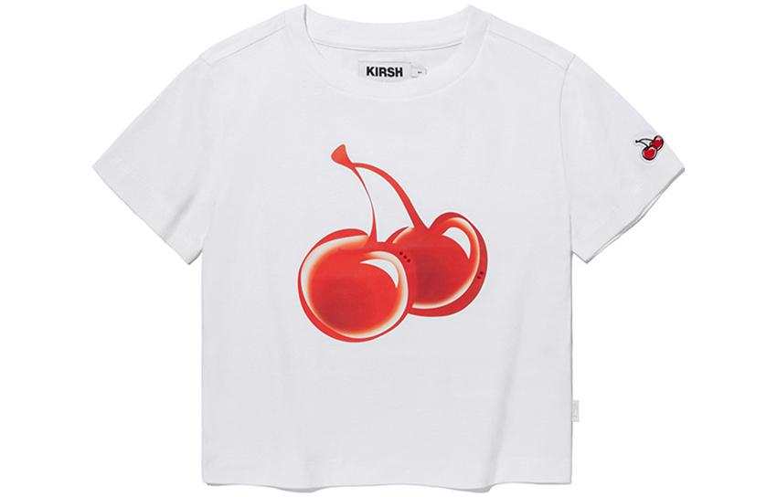 Kirsh Crop Tops Women's Crew Neck Moderate