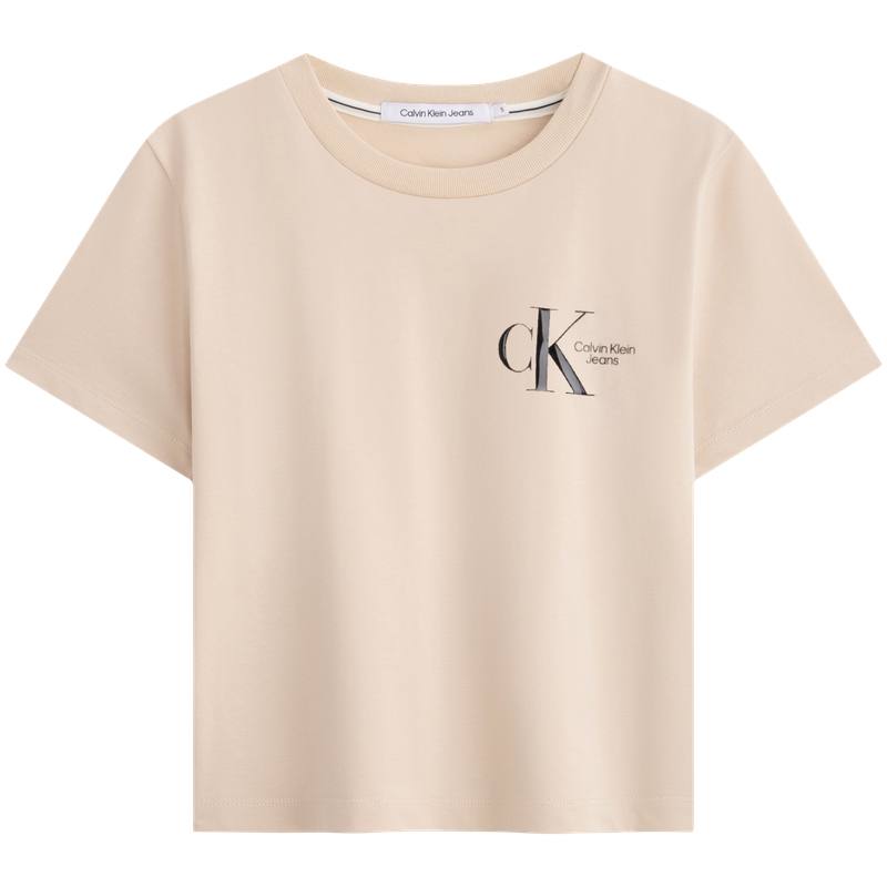 Calvin Klein T Shirts Women's Crew Neck Moderate Straight Fit