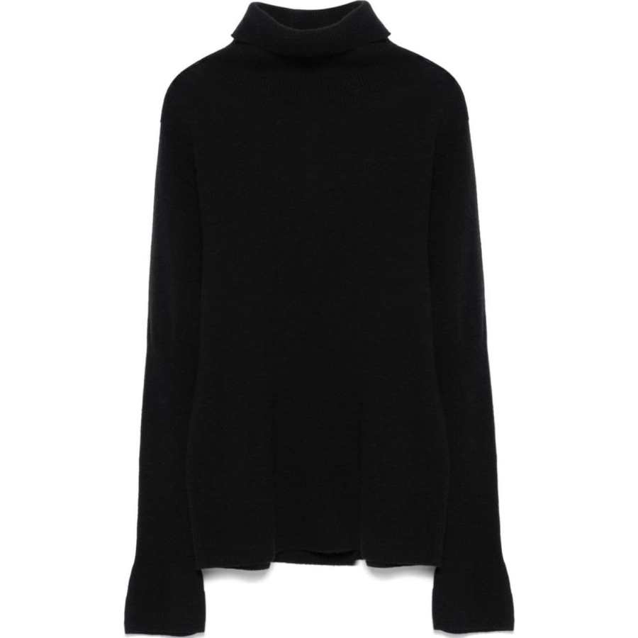 LOW CLASSIC LOW CLASSIC Puff Sleeve Turtleneck Knit