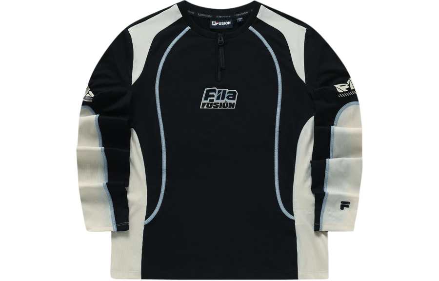 FILA FUSION Set in Sleeve T Shirt Women's Jet Black