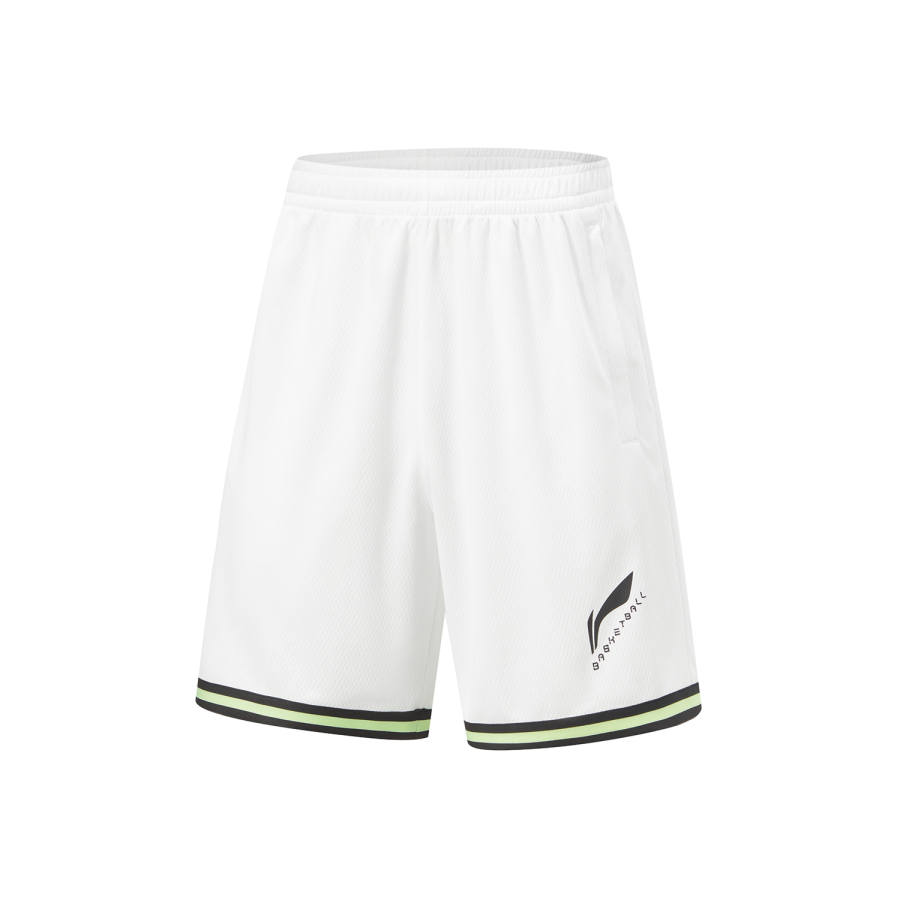 Li-Ning Li Ning CBA Collection Sports Shorts Men's Standard White