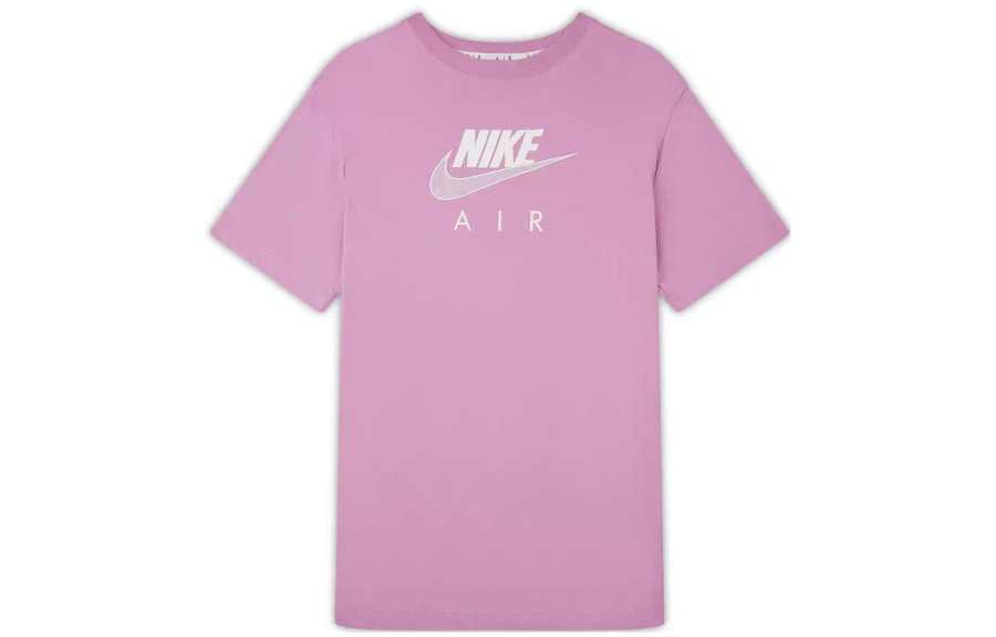 Nike Nike Drop Shoulder Sleeve T Shirt Women's Fuchsia