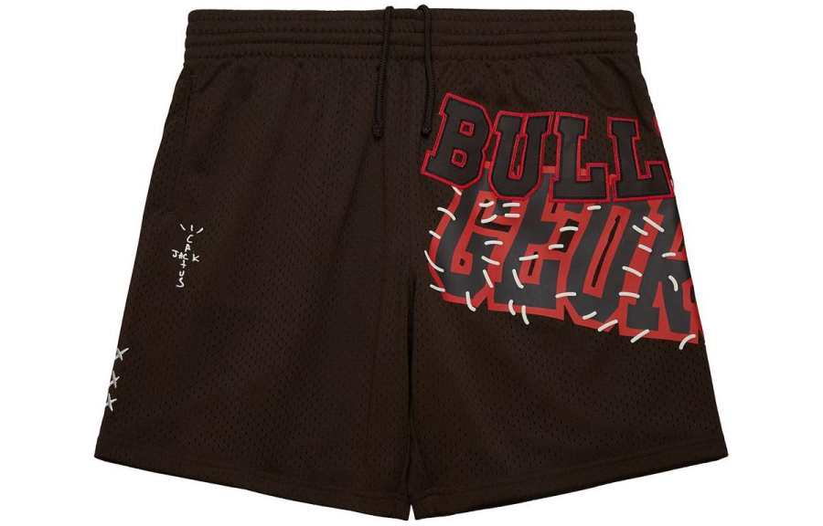 Travis Scott x Mitchell Ness Sports Shorts Unisex Brown