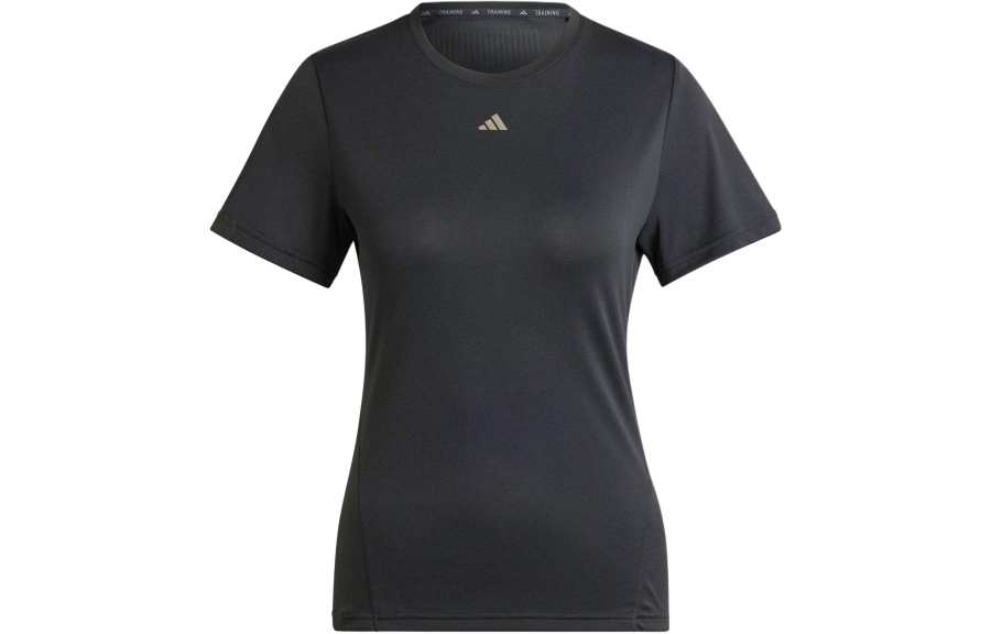 Adidas Adidas HIIT T Shirts Women's Black Crew Neck Moderate Straight Fit