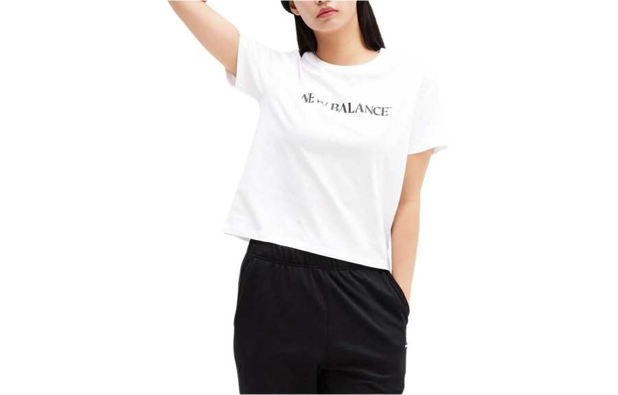 New Balance New Balance Regular T Shirt Women's White