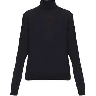 Saint Laurent high-neck wool jumper
