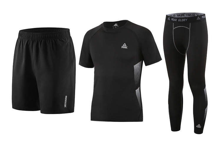 PEAK Fitness Sets Unisex Crew Neck Moderate