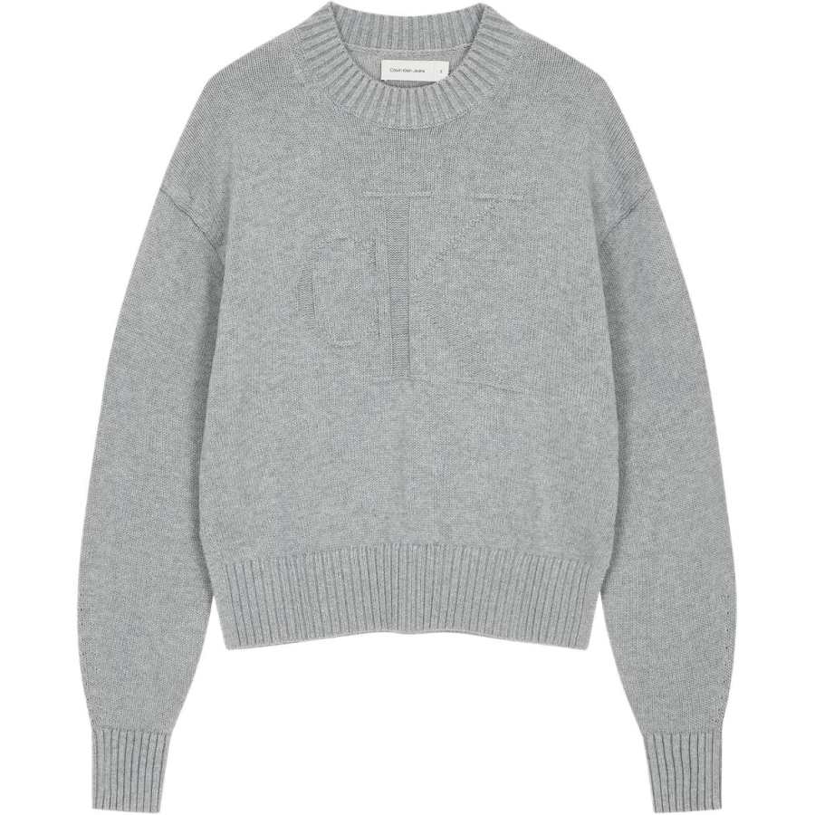 Calvin Klein Logo Intarsia-knit Sweater