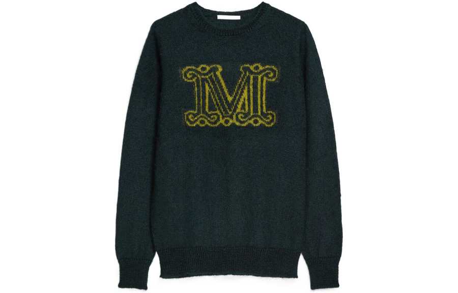 MaxMara MaxMara Sweaters Women's Green Crew Neck Moderate