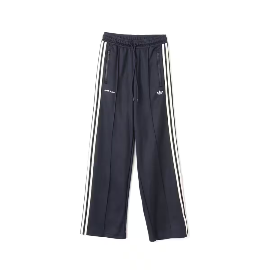 Adidas Originals x Sporty & Rich Track Sports Pants Women's Dark Navy Blue