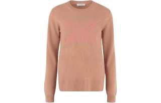 MaxMara Cashmere Sweaters Women's Pink Crew Neck Moderate Other