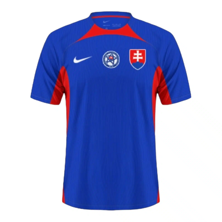 Nike Nike Camiseta Titular Eslovaquia Soccer Jersey Men's Blue Red