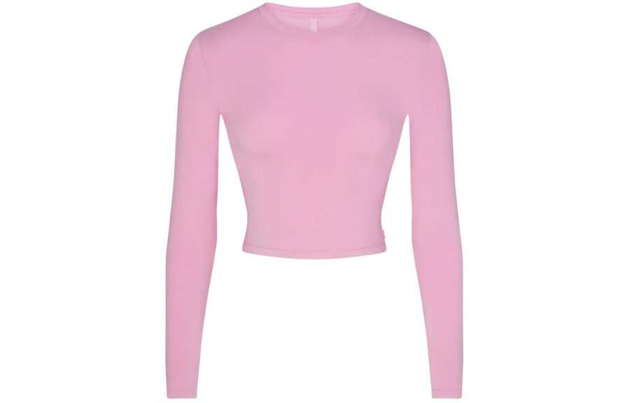 SKIMS T-Shirt Women's BUBBLE GUM/Bubble Gum