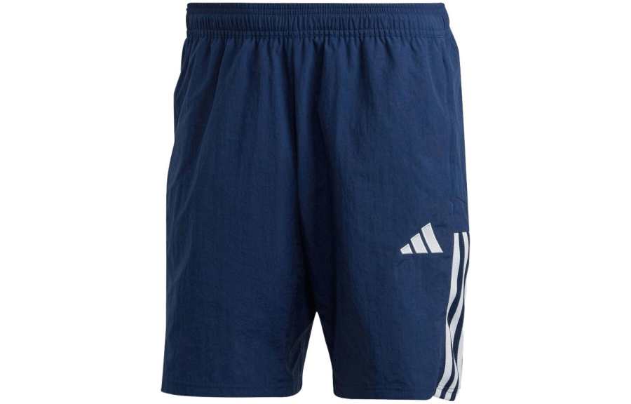 Adidas Adidas Soccer Bottoms Men's Marine Blue Moderate Straight Fit Pants