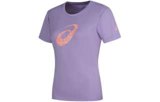 ASICS SPIRAL GRAPHIC T Shirt Women's Purple