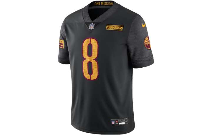 Nike Nike Soccer Jerseys Men's Black Moderate Straight Fit
