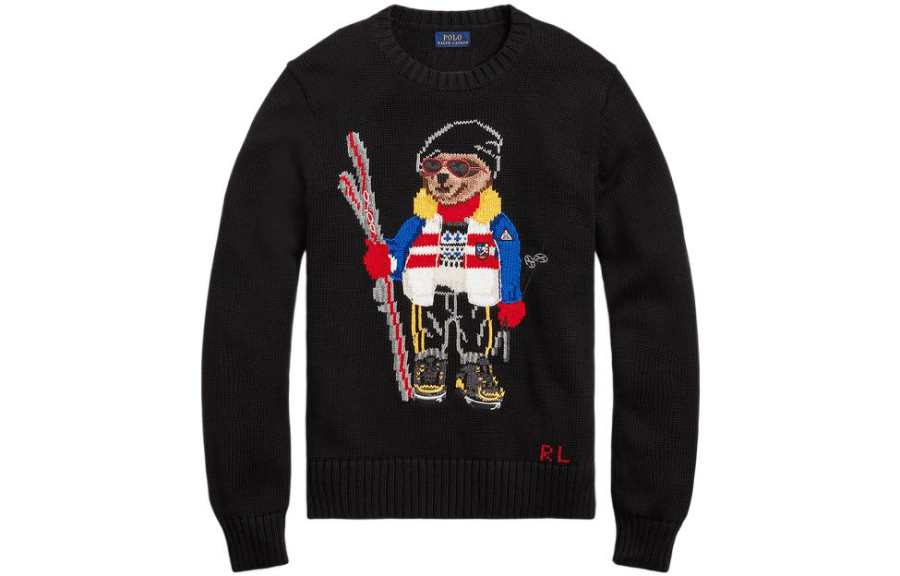 Polo Ralph Lauren Polo Bear FW22 Sweater Standard Women's Black